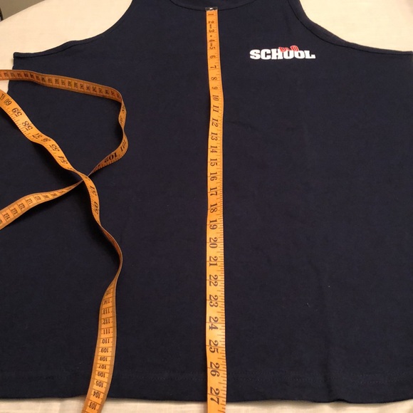 OLD SCHOOL TANK TOP  MOVIE PROMO  XL NAVY WILSON FERRELL VAUGHN COMEDY #531 - Picture 9 of 9